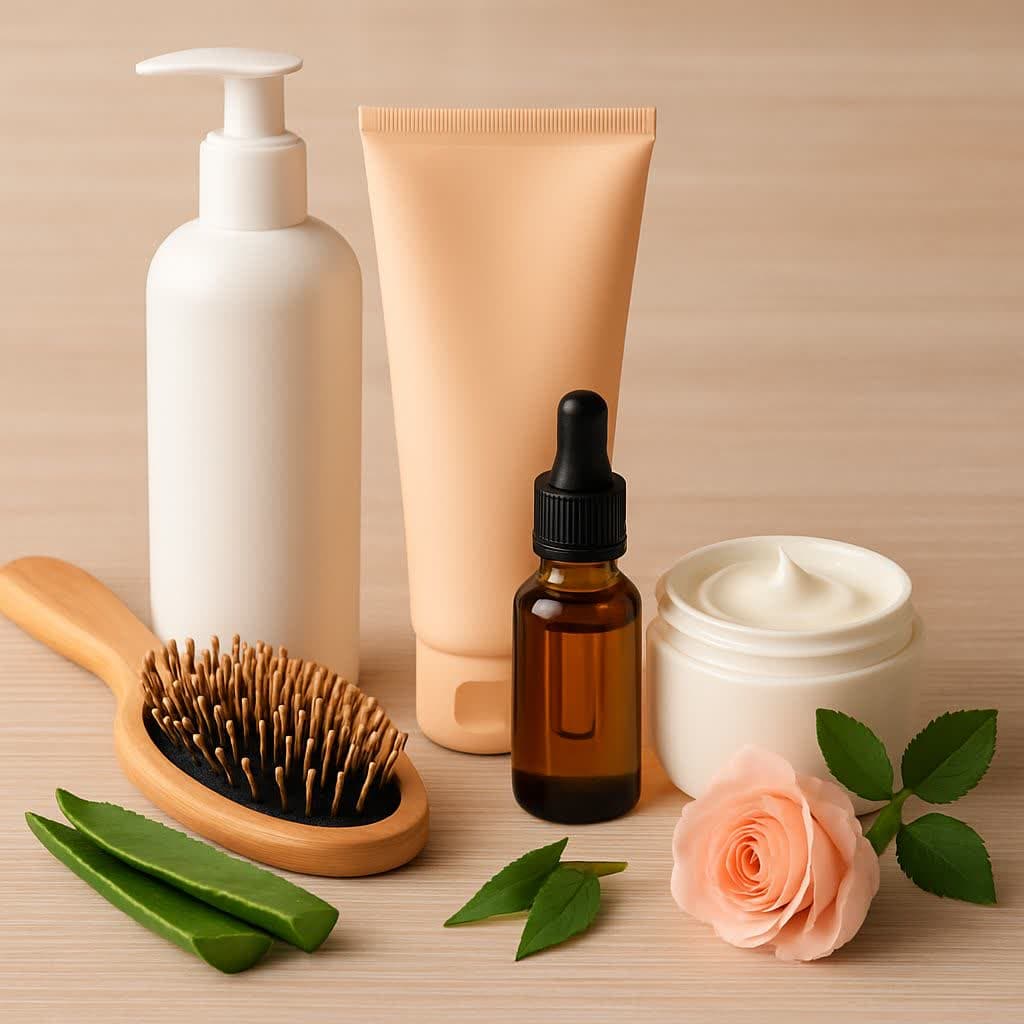 تصویری از محصولات آرایشی و بهداشتی برای دسته‌بندی فروشگاه آخرش‌چند